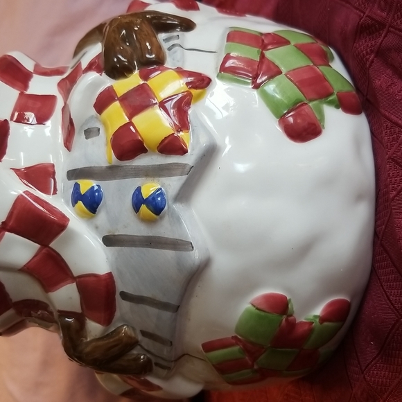 Cookie Jar.  Works Bazaars,Inc ceramic.  Good condition. - Picture 6 of 7